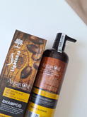 شامپو مو آرگان لایتنس Lightness Argan Oil مناسب موهای آسیبدیده، رنگ شده و کراتینه ، بدون سولفات و حاوی روغن آرگان حجم۹۰۰میل
