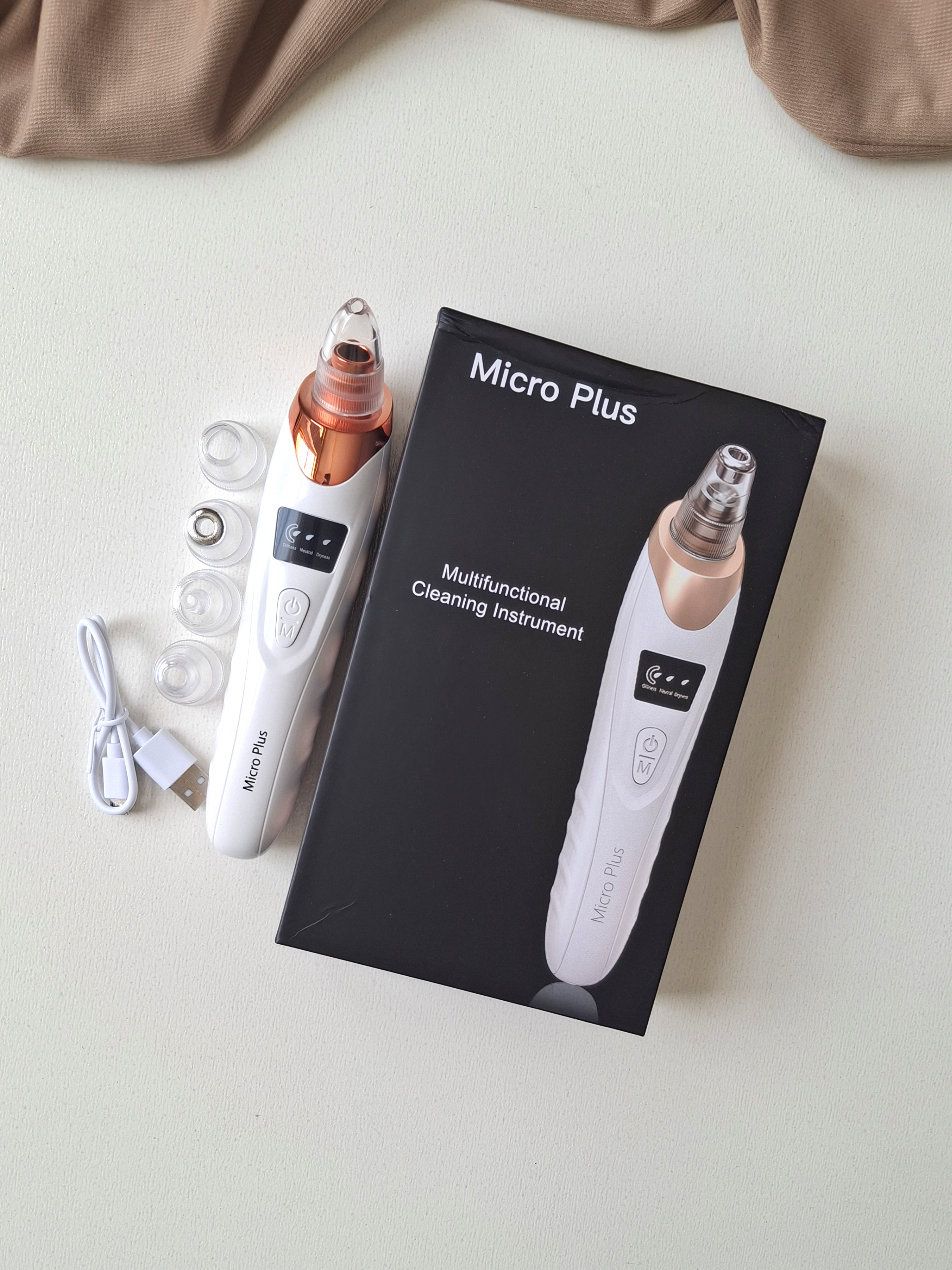 دستگاه میکرودرم خانگی خارجیMicro Plus با پنج سری مختلف
