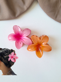 گیره مو و کلیپس گل پلومریا Plumeria وارداتی مناسب برای جمع کردن ، زیبایی و لطافت مو با استحکام بالا