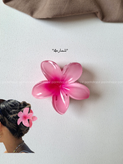 گیره مو و کلیپس گل پلومریا Plumeria وارداتی مناسب برای جمع کردن ، زیبایی و لطافت مو با استحکام بالا