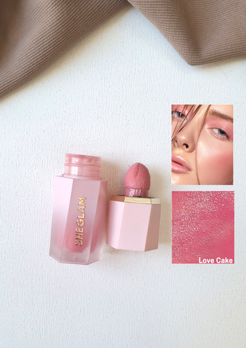 رژگونه پددار مسترکوالیتی شیگلمSHEGLAM رنگLove Cake