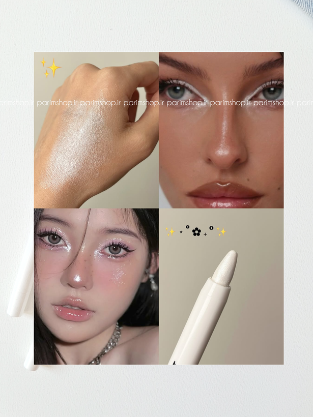 هایلایتر مدادی V&B Beauty با طراحی کاربردی و قابل حمل