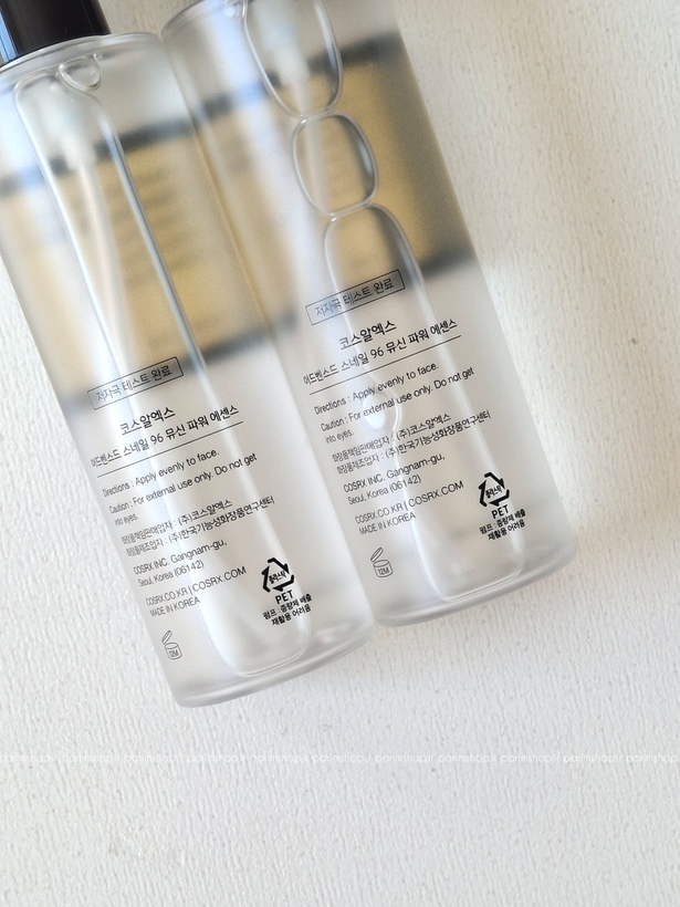 اسنس حلزون ۹۶٪ کوزارکسCosrx مدل Advanced Snail 96 Mucin Power Essence حجم ۱۰۰میل