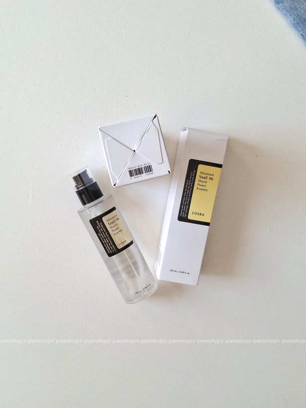 اسنس حلزون ۹۶٪ کوزارکسCosrx مدل Advanced Snail 96 Mucin Power Essence حجم ۱۰۰میل