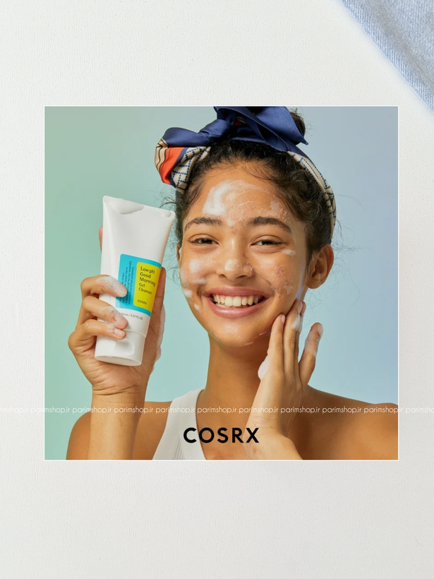 ژل شستشوی صورت گودمورنینگ کوزارکس اصلCOSRX مناسب برای پوست چرب، جوشدار و حساس بهترین پاککننده ملایم صورت و کنترل چربی پوست و کاهش جوش های پوستی حجم ۱۵۰میل