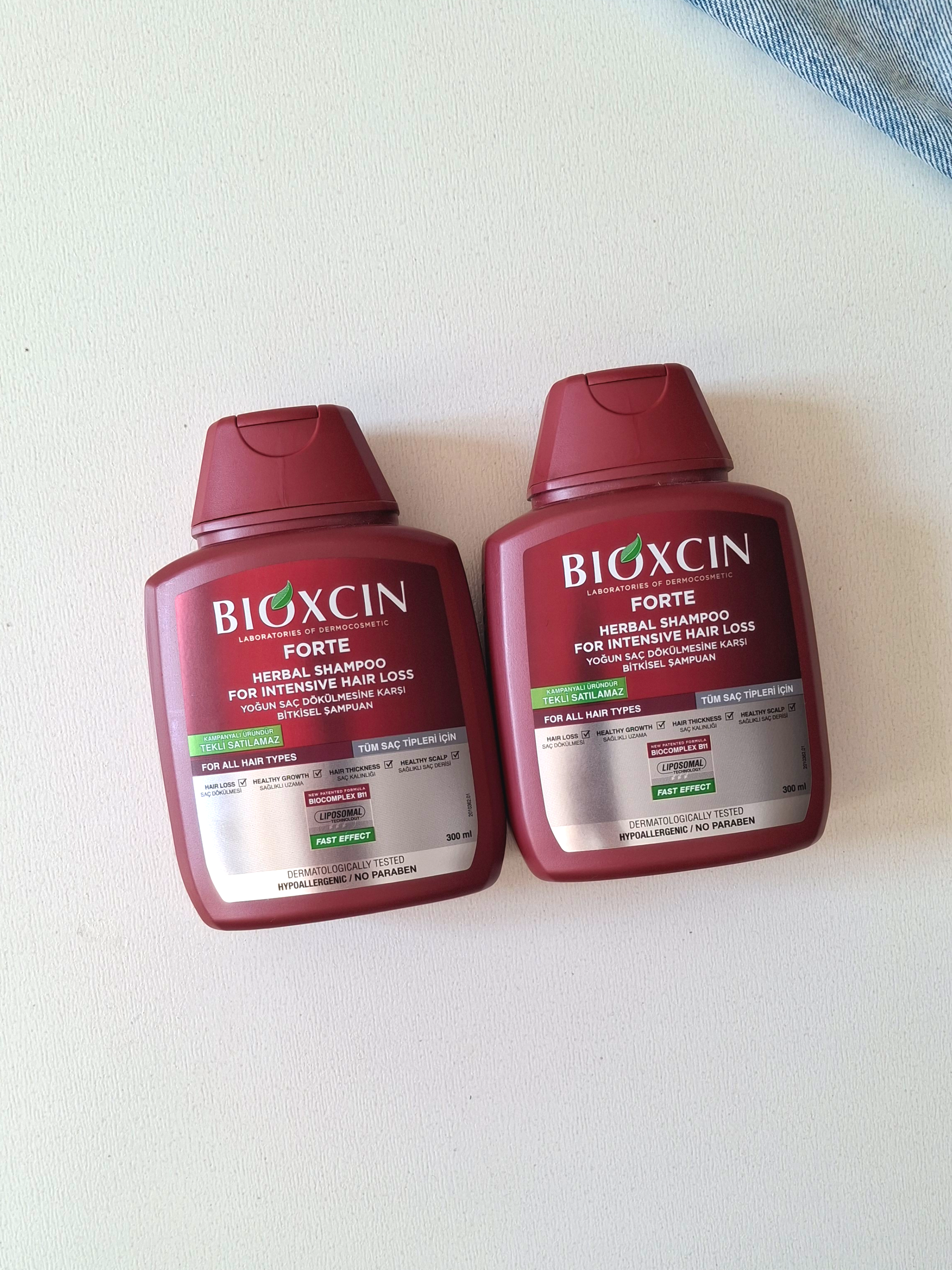 شامپو بیوکسین فورتBioxcin ضدریزش و تقویت کننده قوی مو حجم 300میل